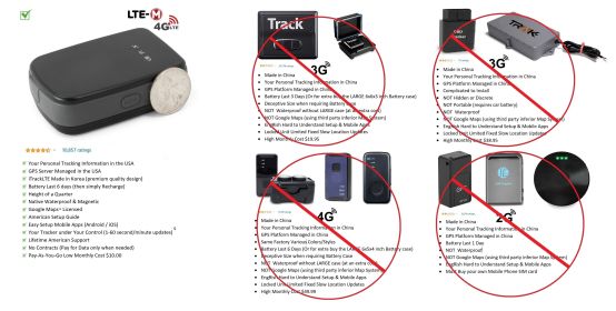 Covert Mini Car Tracking Device Realtime GSM 4G GPS Tracking Sys