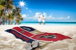 [Personalization Only] OFFICIAL NHL Colorblock Personalized Beach Towel - Florida Panthers