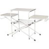 Camp Kitchen Cooking Stand with Three Table Tops